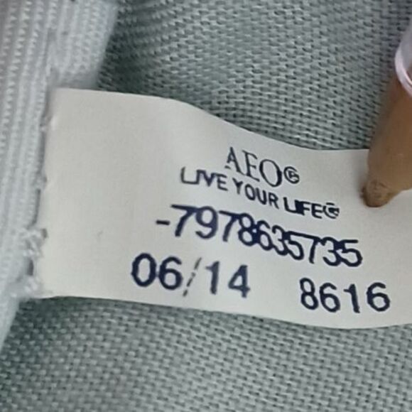 American Eagle Jeans Kick Boot Women Size 4 Short Retro Preppy Y2K Whiskering - Picture 8 of 10